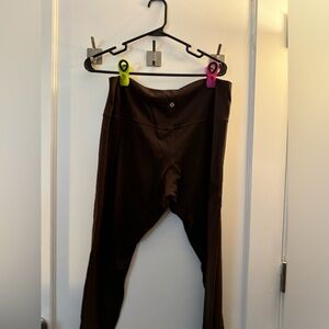 Brown align leggings size 16